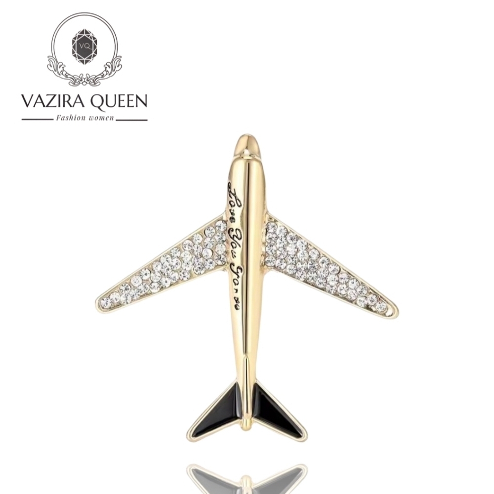 VQ Plane Brooch